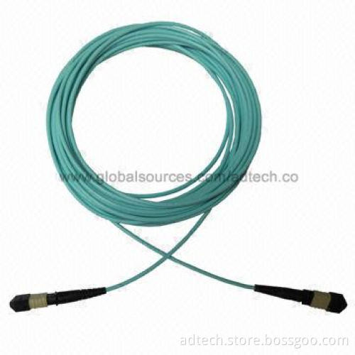 MPO MTP patch cord cable assemblies, OM3 12 fibers